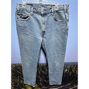 Vintage 2002 Levis 505 Straight Leg Jeans 36X32 Bat‎ Wing Tag
